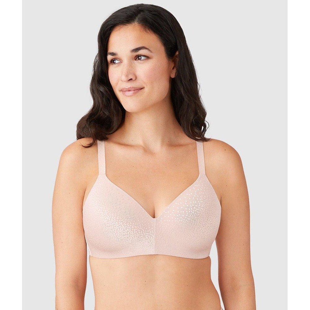 Wacoal 856303 Back Appeal Wire Free T-Shirt Bra Womens 34DDD Rose Dust